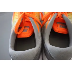 Neon Orange/Gray Nike 6.5y Lunarstelos Running Shoes thumbnail 4
