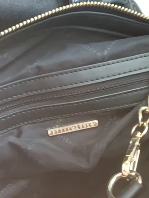 Steve Madden Black Women's Shoulder Bag with Gold Chain Accents Only Long Starp thumbnail 3