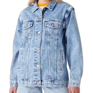 Wrangler Zip off sleeves Denim Jacket.  NWT thumbnail 13