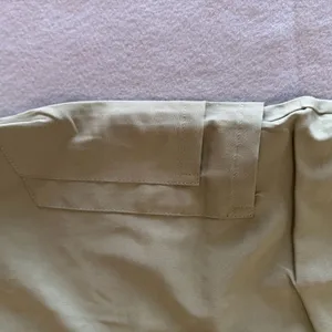 Women's Olive Green with Black Edging Silky Two Piece Scrub Set Size XL #260641 thumbnail 9