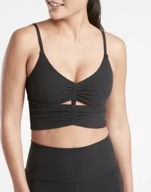 Athleta Cinch Long Line Bra Size Medium thumbnail 1
