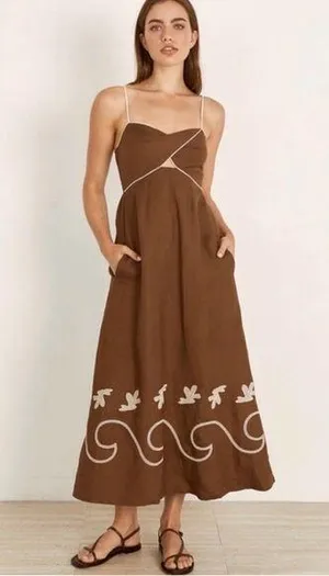 Mon Renn Fresco Dress EUC Size L thumbnail 1