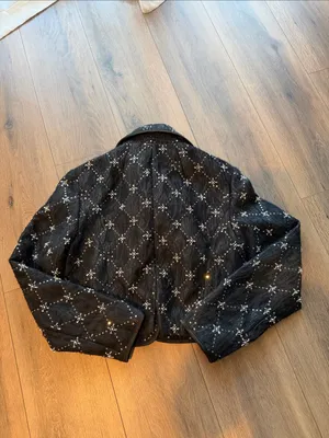 Free People Time of my Life Embellished Jacket- size Small thumbnail 7