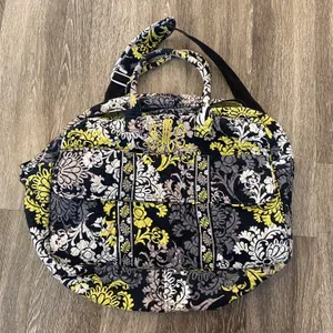 Vera Bradley Black/Yellow Duffel Bag thumbnail 1