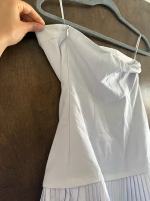 More To Come Revolve Lenore Strapless White Mini Dress thumbnail 9