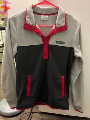 Columbia Two Tone Fleece Pullover Snap Jacket thumbnail 1