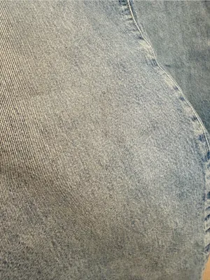 AGOLDE Fusion Jeans size 25 Medium Wash Wide Leg Straight 100% Cotton Denim thumbnail 7