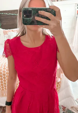 Nordstrom Pink Lace Dress thumbnail 4