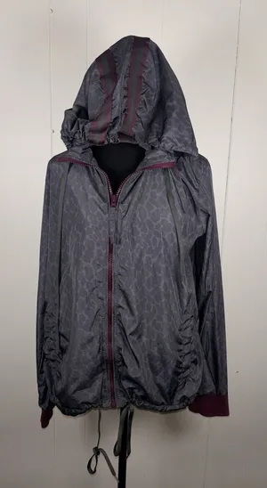 The Upside Snow Leopard windbreaker jacket size 6 Full Izipnlight Weight‎ thumbnail 1