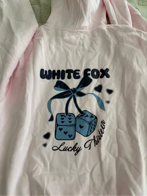 NWT White Fox Lucky Thirteen Cheyenne" oversized hoodie size M/L thumbnail 6