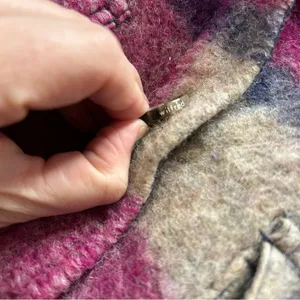 Aritzia the Ganna Wilfred free Pink Wool Plaid Cropped Jacket boxy small thumbnail 11