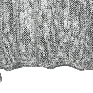 Abercrombie & Fitch Open Knit Sweater Size XS Beige With Black Fleck Womens‎ thumbnail 3