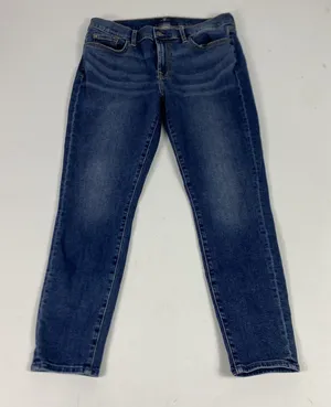 7 For‎ All Mankind Jeans Womens 31 Blue Medium Wash Slim Skinny Denim Casual thumbnail 1