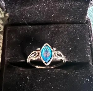 Women’s Stainless Steel Silver Ring Size 7 thumbnail 1