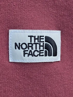 The North Face Heritage Womens Crewneck Sweatshirt Pink Logo Patch Size XL thumbnail 2