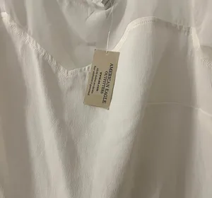 White Short Sleeve Blouse thumbnail 5