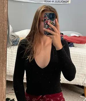 American Apparel Black Long Sleeve Crop Top thumbnail 2