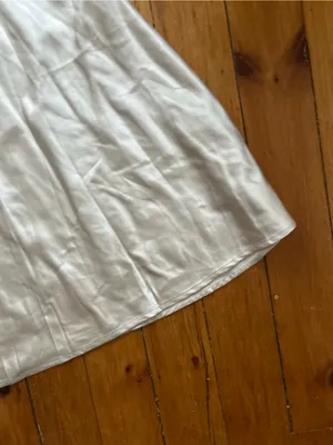 Reality silky cream midi dress medium thumbnail 2