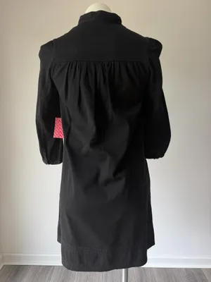 H&M Black Tunic Button Front Dress  thumbnail 10
