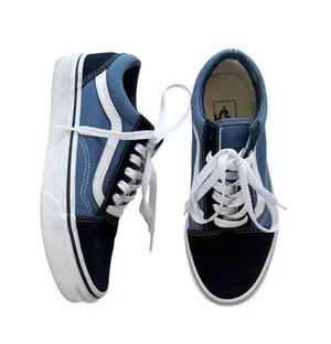 Vans Blue Suede Sneakers size 7 thumbnail 1