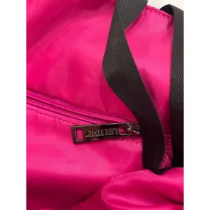 Lifetime Fitness Black Nylon Tote Bag Pink Lining Gym Travel Work Shoulder Bag thumbnail 11