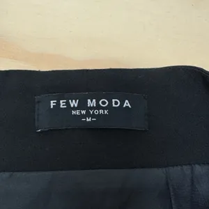 Boutique Few Moda New York Colorblock Mini Skirt A-line Blk Zigzag Stitch Size M thumbnail 5