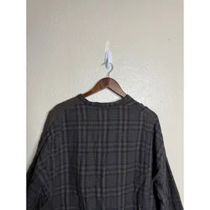 CP Shades x Free People Mixed Plaid Pinstripe Cotton Tie Front Jacket size S thumbnail 9