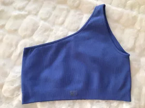 Set Active Ribbed One Shoulder Bra thumbnail 1