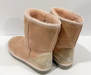 UGG Australia Classic Short Boot Pink Shearling Suede Women’s 8 thumbnail 1