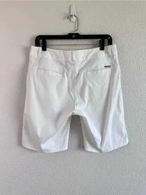 Adidas Women's Essentials Bermuda Golf Shorts White 10 thumbnail 2