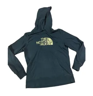 The North‎ Face black hoodie with gold graphic size medium thumbnail 1