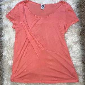 Anne Klein Peach Color Short Sleeve Top thumbnail 2