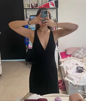 Elegant Black Maxi Dress thumbnail 1