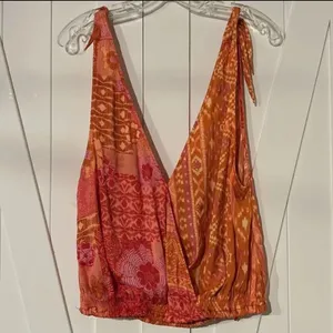 NWOT Free People Tied To You Tank in Lemonade Combo Sz S thumbnail 11