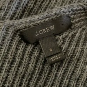 J. Crew Sweater Dress Size Small Gray Knit‎ thumbnail 4
