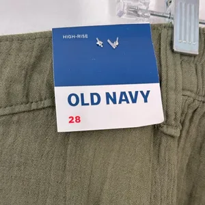 Old Navy High-Waisted Slouchy Cropped‎ Tapered Gauze Casual Pants Plus Size 28 thumbnail 4