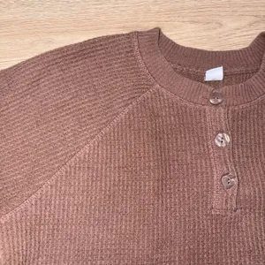 Old Navy Womens Brown Thermal Waffle Long Sleeve Medium thumbnail 5