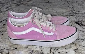Old Skool‎ Vans -pink/purple- women’s size 7.5 thumbnail 1