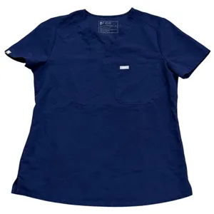 FIGS Catarina One Pocket‎ Scrub Top Blue PO 1801 Small Nurse Healthcare Uniform thumbnail 1