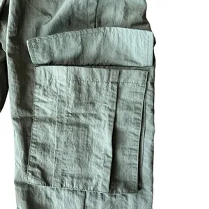 Le Lis Women’s M Baggy Cargo Pants Sage Green Pull‎ On Gorpcore Y2K Streetwear thumbnail 6