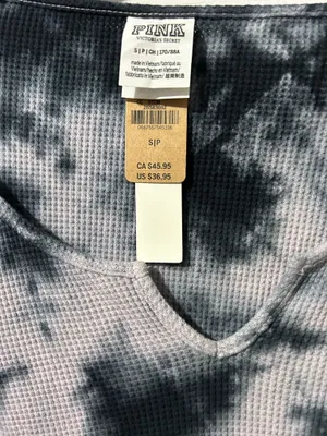 Long sleeve crop shirt thumbnail 2