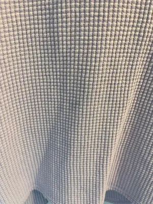 Purple waffle knit long sleeve Aerie top thumbnail 4