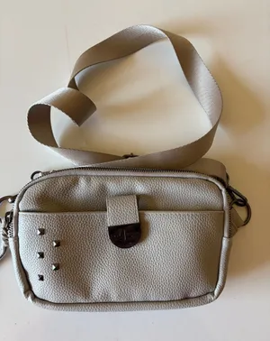 Rad Rev Sling Purse Bag gray Zipper Closure Crossbody Strap Vegan Leather Wallet thumbnail 1