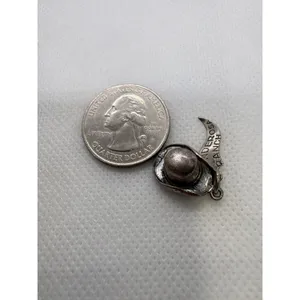 Vintage Sterling Silver Ponderosa Ranch Cowboy Hat Charm Bonanza Western 3.07g thumbnail 8