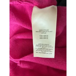 Wilfred Aritzia Magenta Merino Wool Cotton Cropped Turtleneck Sweater Medium thumbnail 5