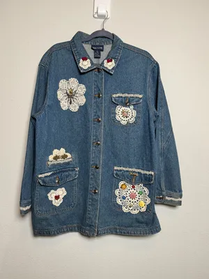 Vintage Granola Women's Denim Hunter Jacket thumbnail 5