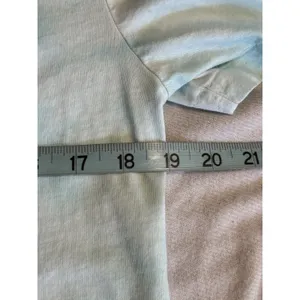 Polo Ralph Lauren TShirt Women's Logo‎ V Neck Size Small Tie Dye Turq/White thumbnail 5