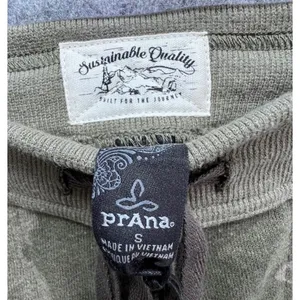 Prana Sweatpants Womens S Green Camo Jogger Cozy Up Ankle Pant Soft Hemp Tencel thumbnail 9