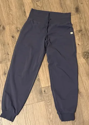 Vuori blue Drawstring Joggers with Ribbed Cuffs thumbnail 1
