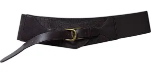 Old Navy Women Fashion Statement Brown and Rustic Buckle Belt L/XL thumbnail 1